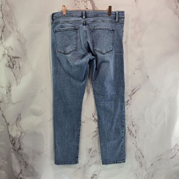 Frame Jeans Womens 29 Le Garcon Denim High Rise Light Wash Skinny - Picture 1 of 12